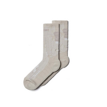 將圖片載入圖庫檢視器 NOZZLE QUIZ Jigsaw Crew Casual Socks (Jigsaw Mud)
