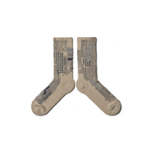 將圖片載入圖庫檢視器 NOZZLE QUIZ Jigsaw Crew Casual Socks (Jigsaw Sand)
