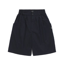 將圖片載入圖庫檢視器 LAKH SUPPLY Wide Cut 3/4 Pants (Navy)