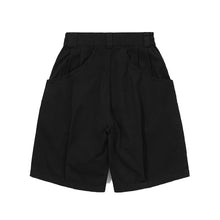 將圖片載入圖庫檢視器 LAKH SUPPLY Wide Cut 3/4 Pants (Black)
