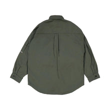 將圖片載入圖庫檢視器 LAKH SUPPLY Oversized Shirt (Olive)