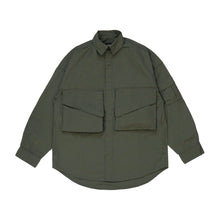 將圖片載入圖庫檢視器 LAKH SUPPLY Oversized Shirt (Olive)