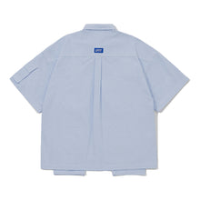 將圖片載入圖庫檢視器 LAKH SUPPLY x LFYT S/S Ten Pockets Oxford Shirts (Blue)