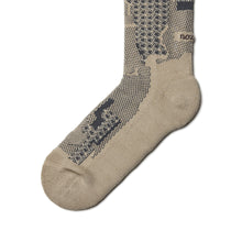 將圖片載入圖庫檢視器 NOZZLE QUIZ Jigsaw Crew Casual Socks (Jigsaw Sand)