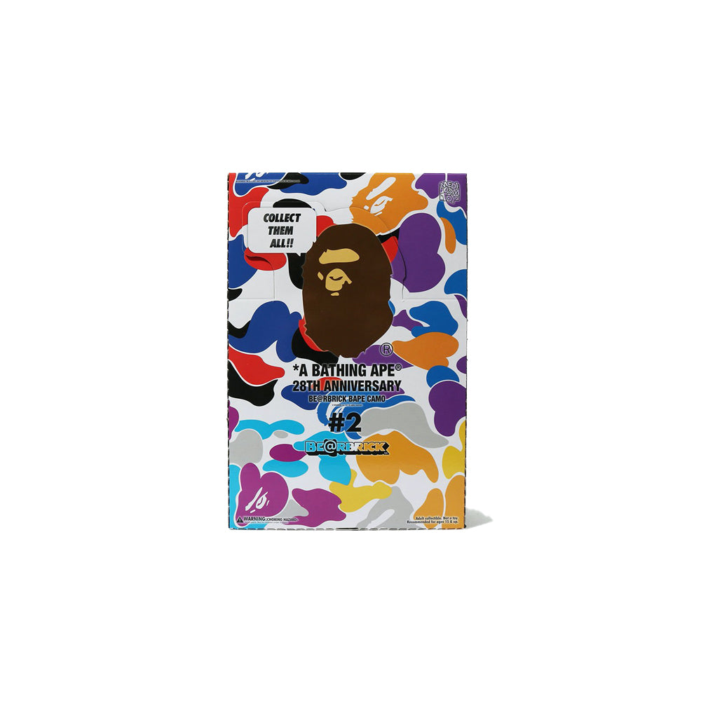 BE@RBRICK x A BATHING APE 28th Anniversary Bape Camo 100% Box #2