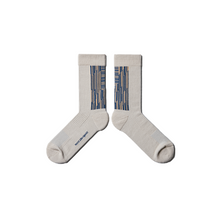 將圖片載入圖庫檢視器 NOZZLE QUIZ Landing Midcalf Socks (Elegant Sand)