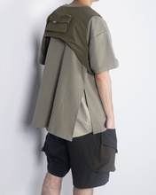 將圖片載入圖庫檢視器 LAKH SUPPLY Layer Side Slit Tee (Olive)
