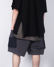 將圖片載入圖庫檢視器 LAKH SUPPLY Layer Side Slit Tee (Black)