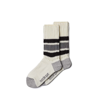 將圖片載入圖庫檢視器 NOZZLE QUIZ O'Skool Casual Socks (O'Black)