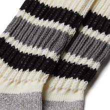 將圖片載入圖庫檢視器 NOZZLE QUIZ O'Skool Casual Socks (O'Black)