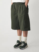 將圖片載入圖庫檢視器 LAKH SUPPLY Wide Cut 3/4 Pants (Olive)