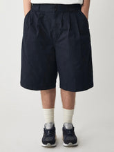 將圖片載入圖庫檢視器 LAKH SUPPLY Wide Cut 3/4 Pants (Navy)