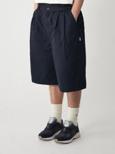 將圖片載入圖庫檢視器 LAKH SUPPLY Wide Cut 3/4 Pants (Navy)