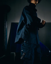 將圖片載入圖庫檢視器 LAKH SUPPLY Oversized Shirt (Navy)