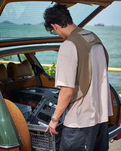 將圖片載入圖庫檢視器 LAKH SUPPLY Waffle Stitched Tee (Sand)