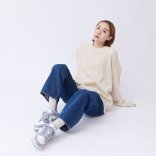 將圖片載入圖庫檢視器 NOZZLE QUIZ Landing Midcalf Socks (Elegant Sand)