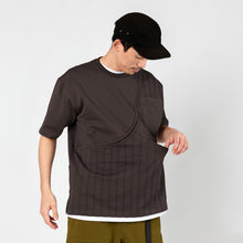 將圖片載入圖庫檢視器 TMCAZ Patchwork Tee (Dark Brown)