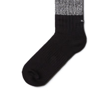 將圖片載入圖庫檢視器 NOZZLE QUIZ Melange Parallel Socks (Hybrid Black)