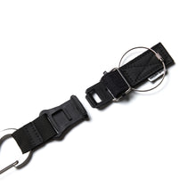 將圖片載入圖庫檢視器 NOZZLE QUIZ Cordura® Dual Webbing Key Strap (Black)