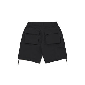 LAKH SUPPLY Functional Ten Pockets Cargo Shorts (Black)