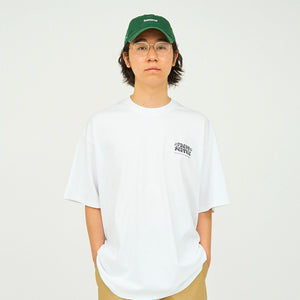 [PREORDER] FRESH SERVICE Corporate Printed S/S Tee "On Lines" (White/Black)