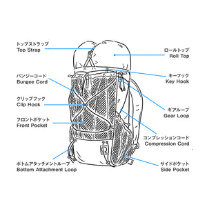 YAMATOMICHI Mini2 UL Backpack (Gray)