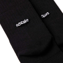 Load image into Gallery viewer, NOZZLE QUIZ Essential Crew FW22 Casual Socks (Crew Black)
