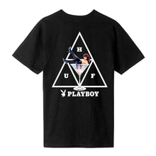 Load image into Gallery viewer, HUF X PLAYBOY Playmate Triple Triangle T-Shirt (Black)
