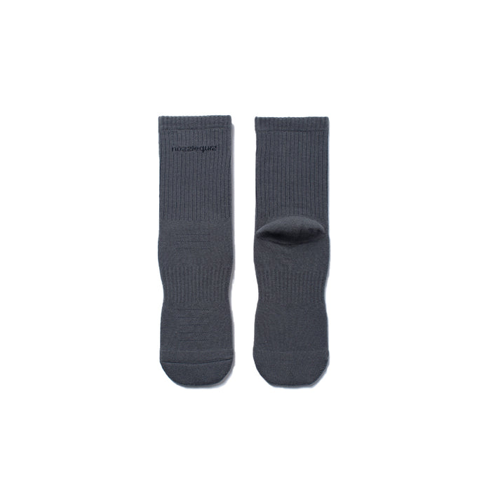 NOZZLE QUIZ Essential FW21 Casual Socks (Rusted Grey)