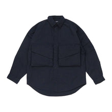 將圖片載入圖庫檢視器 LAKH SUPPLY Oversized Shirt (Navy)
