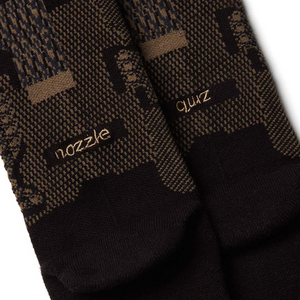 NOZZLE QUIZ Jigsaw Crew Casual Socks (Jigsaw Coal)