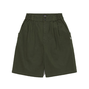 LAKH SUPPLY Wide Cut 3/4 Pants (Olive)