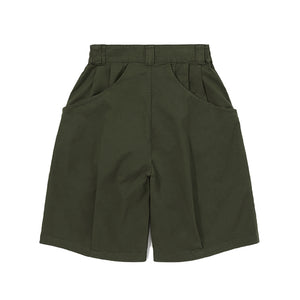 LAKH SUPPLY Wide Cut 3/4 Pants (Olive)