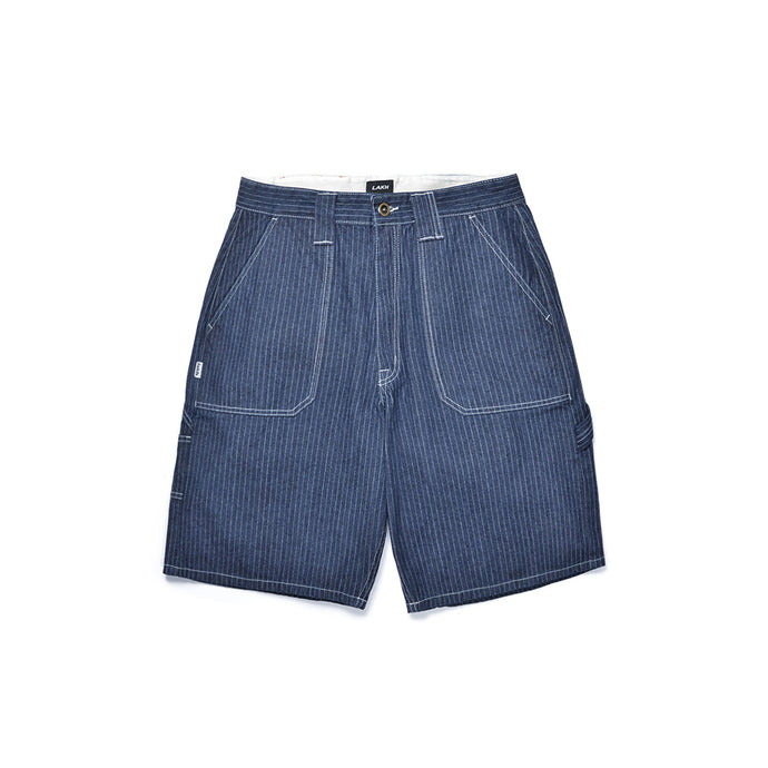 LAKH SUPPLY Worker Denim Shorts (Stripe Navy) - TERMINAL MACAU