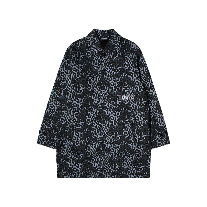 PLEASURES Grave Cheetah Coat (Blue)