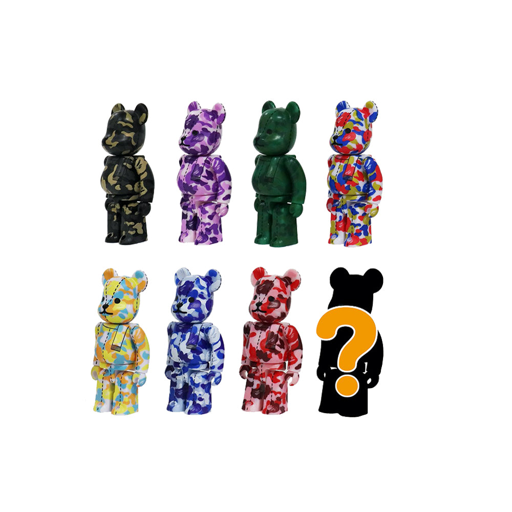 BE@RBRICK x A BATHING APE 28th Anniversary Bape Camo 100% Box #4