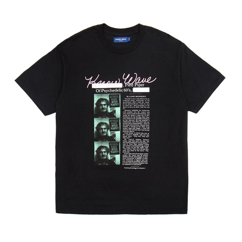 KNOW WAVE Pied Piper Tee (Black) - TERMINAL MACAU