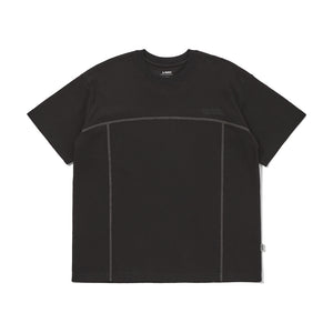 LAKH SUPPLY Waffle Stitched Tee (Black)