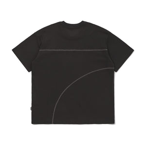 LAKH SUPPLY Waffle Stitched Tee (Black)