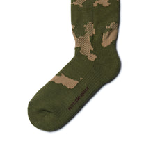 將圖片載入圖庫檢視器 NOZZLE QUIZ Digit No. Jacquard Casual Socks (Land Green)
