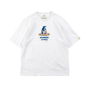 TMCAZ Neighbours Penguin Tee (White) - TERMINAL MACAU