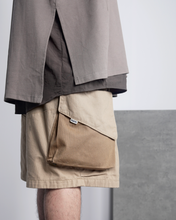 Load image into Gallery viewer, LAKH SUPPLY Slanted Pockets Cargo Shorts (Khaki)

