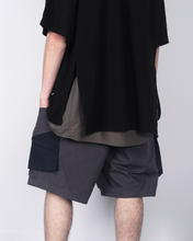 將圖片載入圖庫檢視器 LAKH SUPPLY Layer Side Slit Tee (Black)
