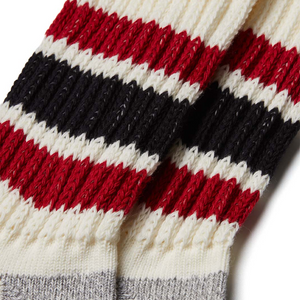 NOZZLE QUIZ O'Skool Casual Socks (O'Red)