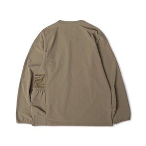 TMCAZ Stand Alone Complex Crewneck Sweater (Khaki) - TERMINAL MACAU