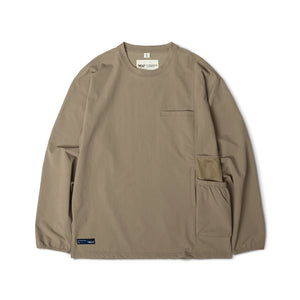 TMCAZ Stand Alone Complex Crewneck Sweater (Khaki) - TERMINAL MACAU