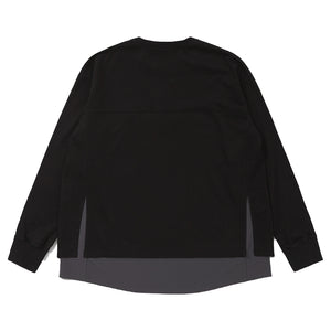 LAKH SUPPLY Layer Side Slit Long Tee (Black)