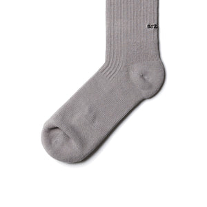 NOZZLE QUIZ Essential Crew Casual Socks (Crew Grey)