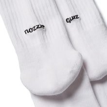 Load image into Gallery viewer, NOZZLE QUIZ Essential Crew Casual Socks (Crew White)
