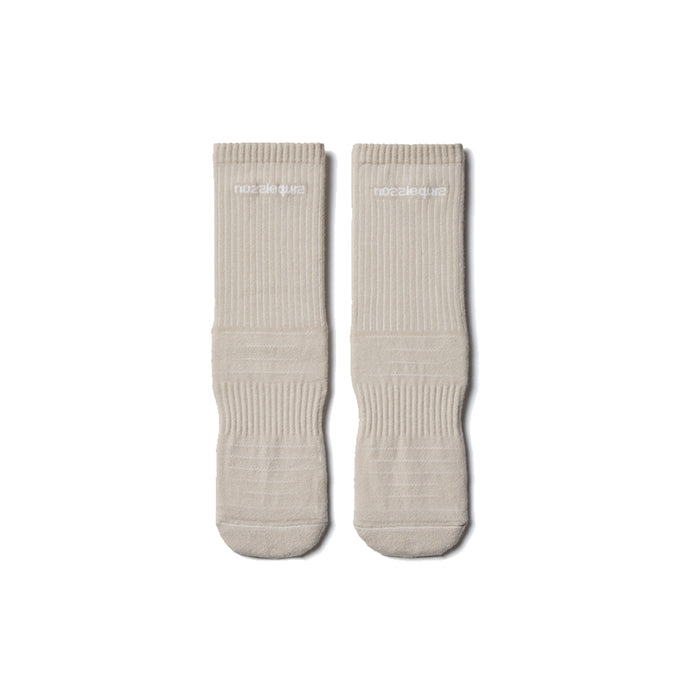 NOZZLE QUIZ Essential SS22 Casual Socks (Lucid Beige)